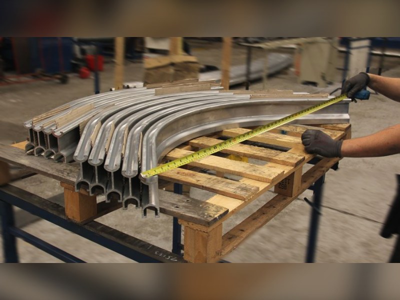 Ekstrüzyon profilinde ölçü kontrolü / Dimensional control of an extrusion profile
